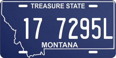 MT license plate 177295L