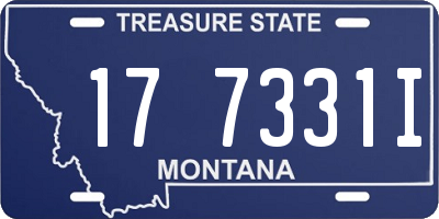 MT license plate 177331I