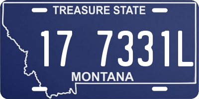 MT license plate 177331L
