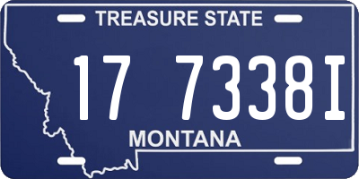MT license plate 177338I