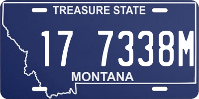 MT license plate 177338M