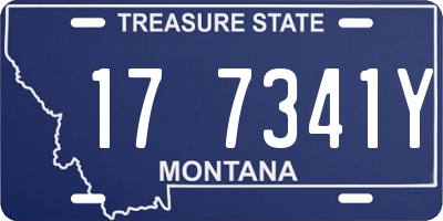 MT license plate 177341Y