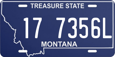 MT license plate 177356L