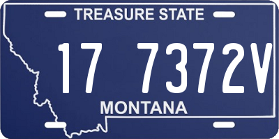 MT license plate 177372V