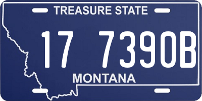 MT license plate 177390B