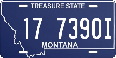 MT license plate 177390I