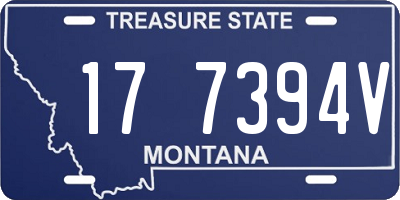 MT license plate 177394V