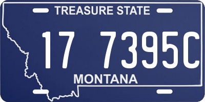 MT license plate 177395C
