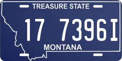 MT license plate 177396I