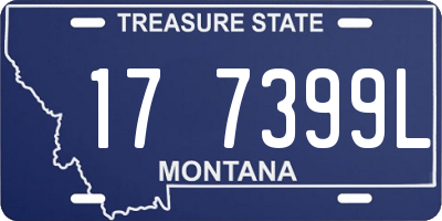MT license plate 177399L