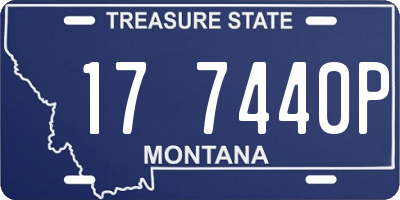 MT license plate 177440P