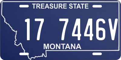 MT license plate 177446V