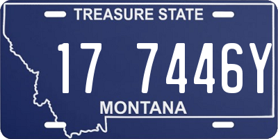 MT license plate 177446Y