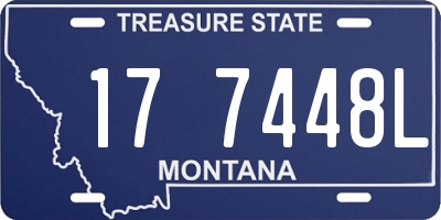 MT license plate 177448L
