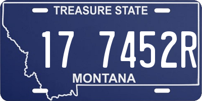 MT license plate 177452R