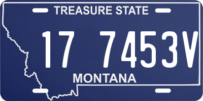 MT license plate 177453V