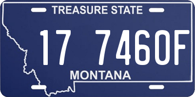 MT license plate 177460F