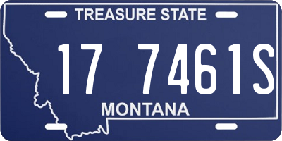 MT license plate 177461S