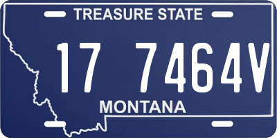 MT license plate 177464V