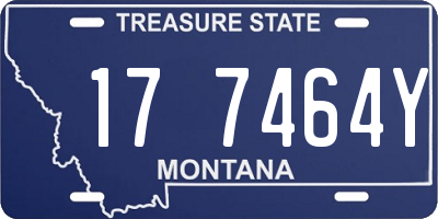 MT license plate 177464Y