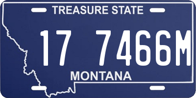 MT license plate 177466M