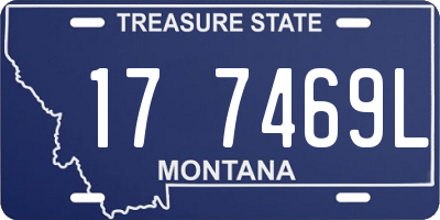 MT license plate 177469L