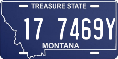 MT license plate 177469Y