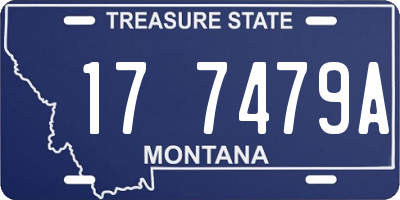 MT license plate 177479A
