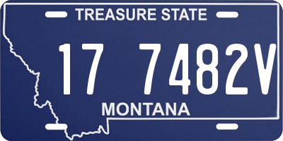 MT license plate 177482V