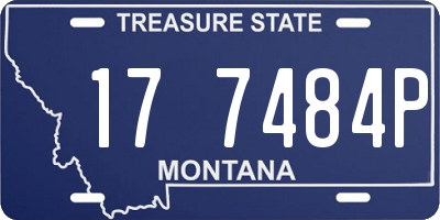 MT license plate 177484P
