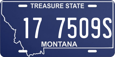 MT license plate 177509S