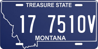 MT license plate 177510V