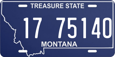 MT license plate 177514O