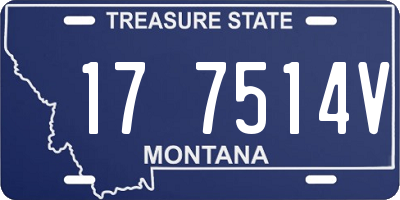 MT license plate 177514V