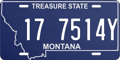 MT license plate 177514Y
