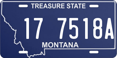 MT license plate 177518A