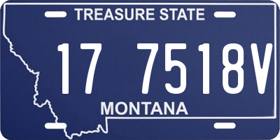 MT license plate 177518V