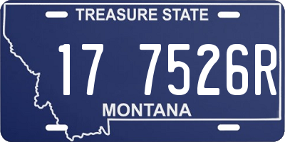 MT license plate 177526R