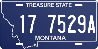 MT license plate 177529A