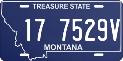 MT license plate 177529V