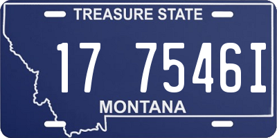 MT license plate 177546I