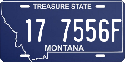 MT license plate 177556F