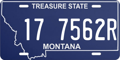 MT license plate 177562R