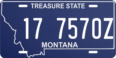 MT license plate 177570Z