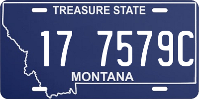 MT license plate 177579C