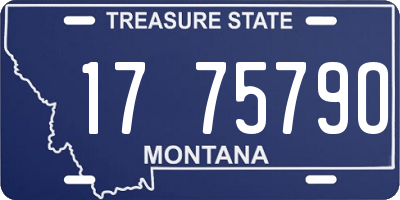 MT license plate 177579O