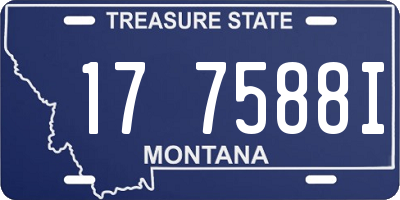 MT license plate 177588I