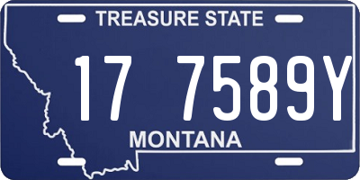 MT license plate 177589Y
