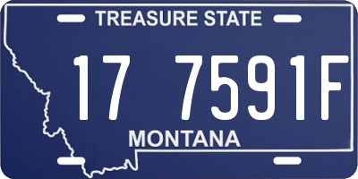 MT license plate 177591F