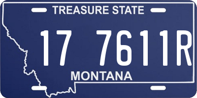 MT license plate 177611R